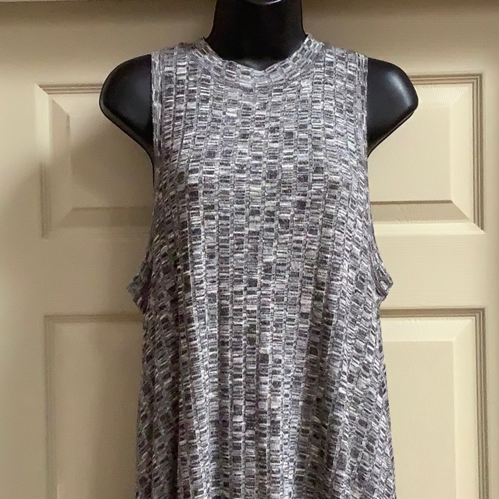 Anthropologie Maeve Emerson gray ribbed knit dress - Picture 3 of 12